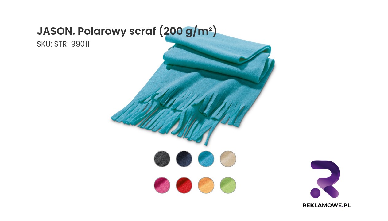 JASON. Polarowy scraf (200 g/m²) JASON Polarowy szarf o gramaturze 200 g/m²