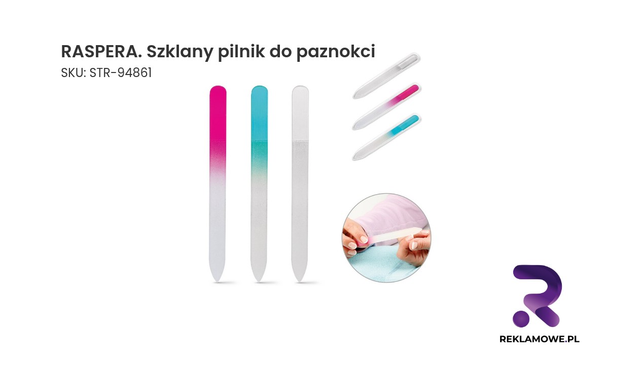RASPERA szklany pilnik do paznokci