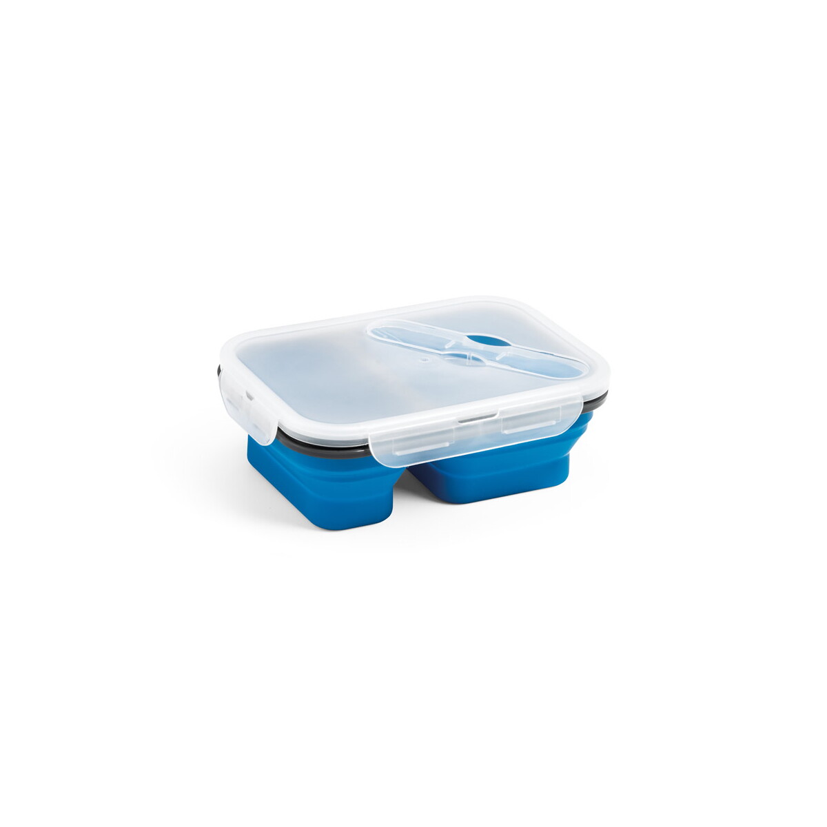 DILL. Lunch Box. Wysuwane hermetyczne pudełko wykonane z silikonu i PP (480 i 760 mL) 93848_set