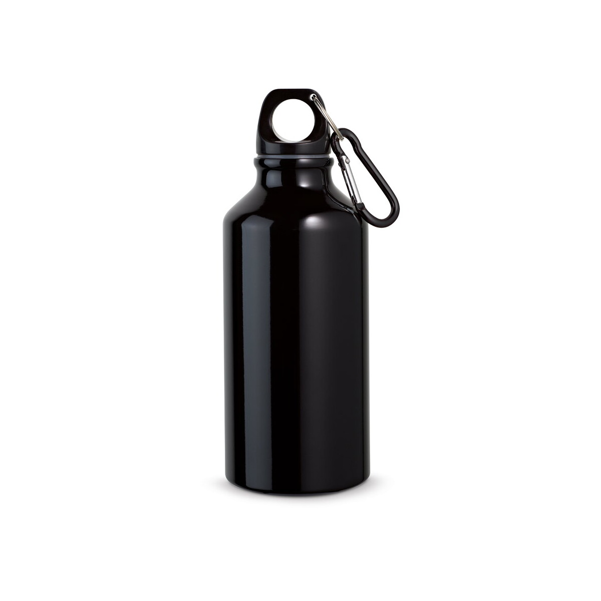 LANDSCAPE S. Aluminiowa butelka sportowa z karabińczykiem 400 ml 94601_set