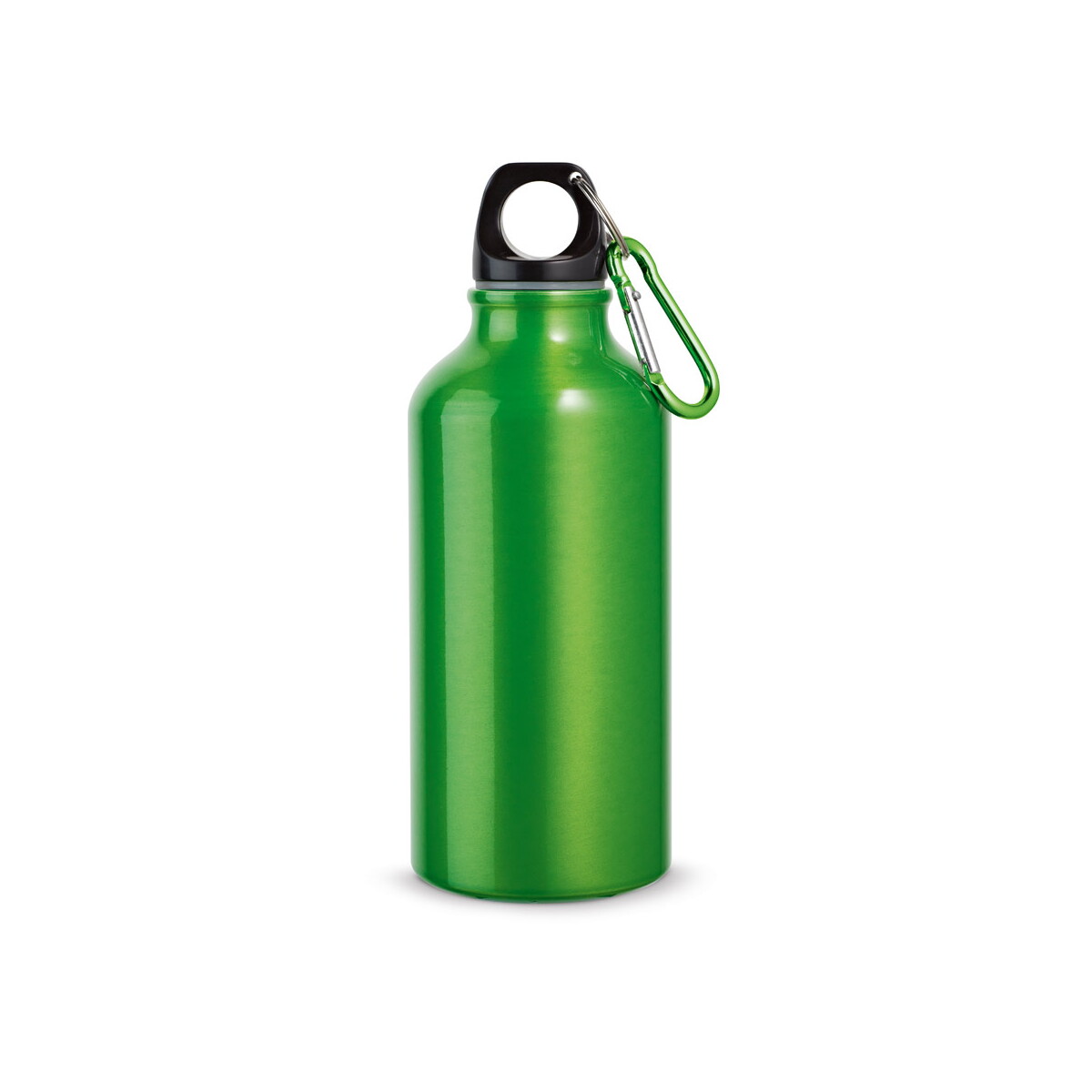 LANDSCAPE S. Aluminiowa butelka sportowa z karabińczykiem 400 ml 94601_set