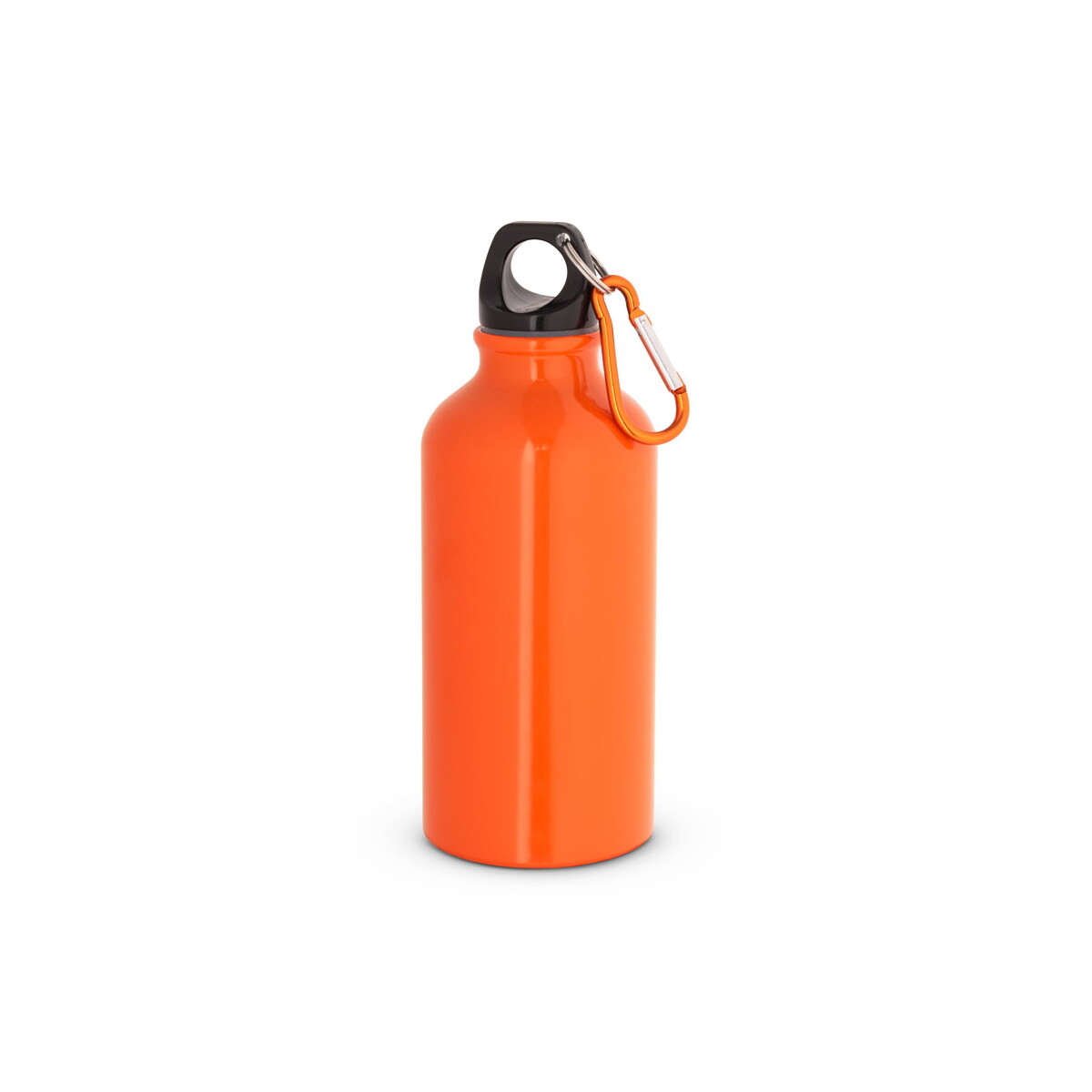 LANDSCAPE S. Aluminiowa butelka sportowa z karabińczykiem 400 ml 94601_set