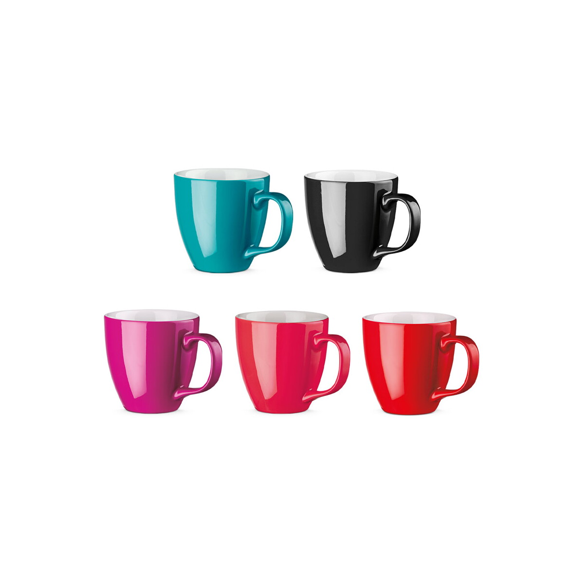 PANTHONY. Porcelanowy kubek z hydroglazurą o pojemności 450 ml 94044_set