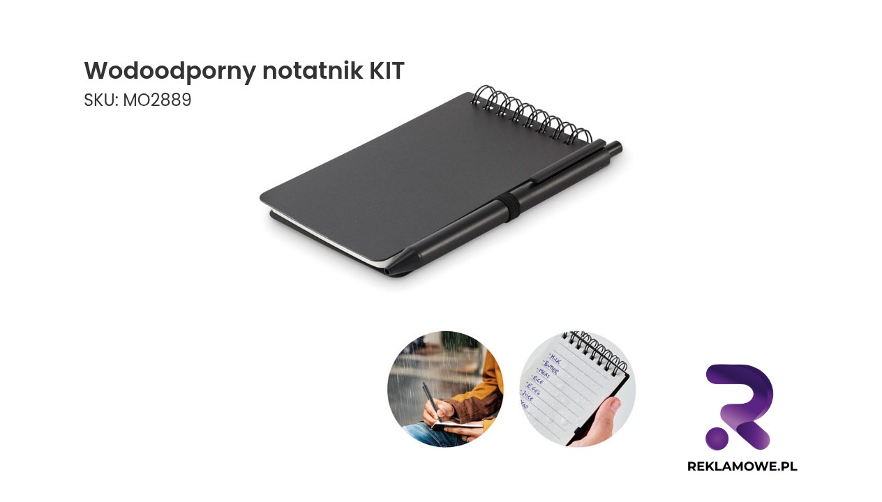 wodoodporny notatnik KIT